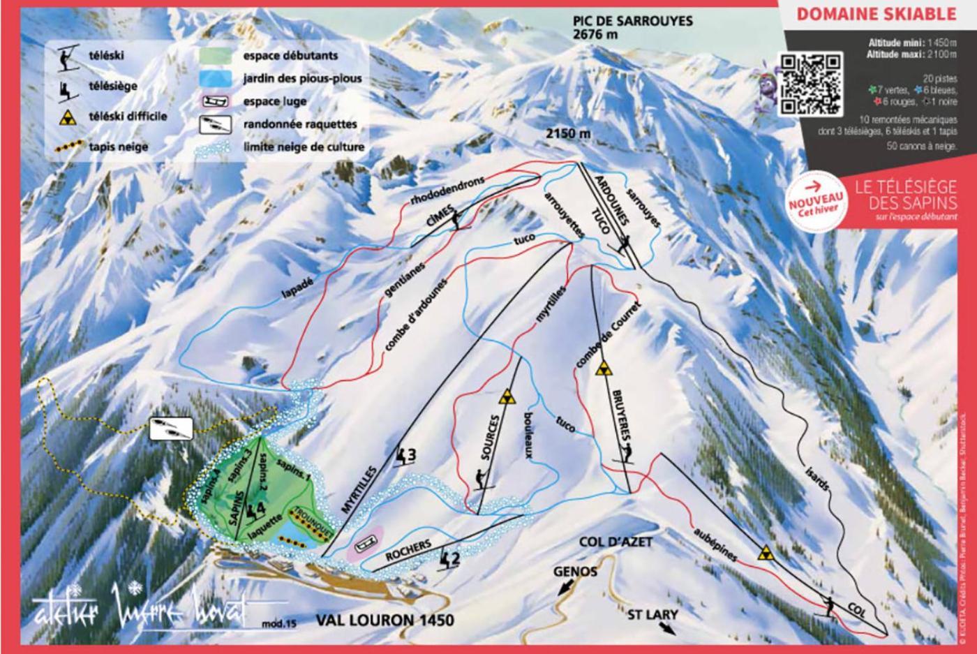 Appartamento Belle Sayette - A 200M Des Pistes - Pour 8 Personnes Génos Esterno foto